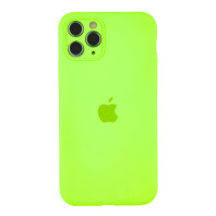 Чехол Silicone Case Full Camera на iPhone 11 Pro Juicy green